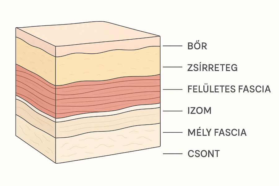 fascia részei az arcon