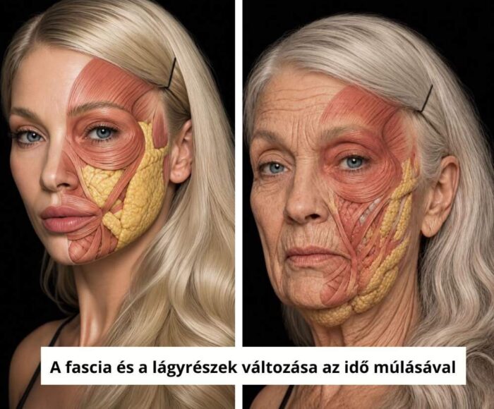 A fascia ötegedése az arc öregedése